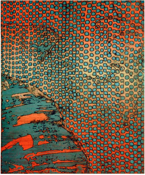 gravure de Mustapha Bimich, Arborigènes 1 (2010), 