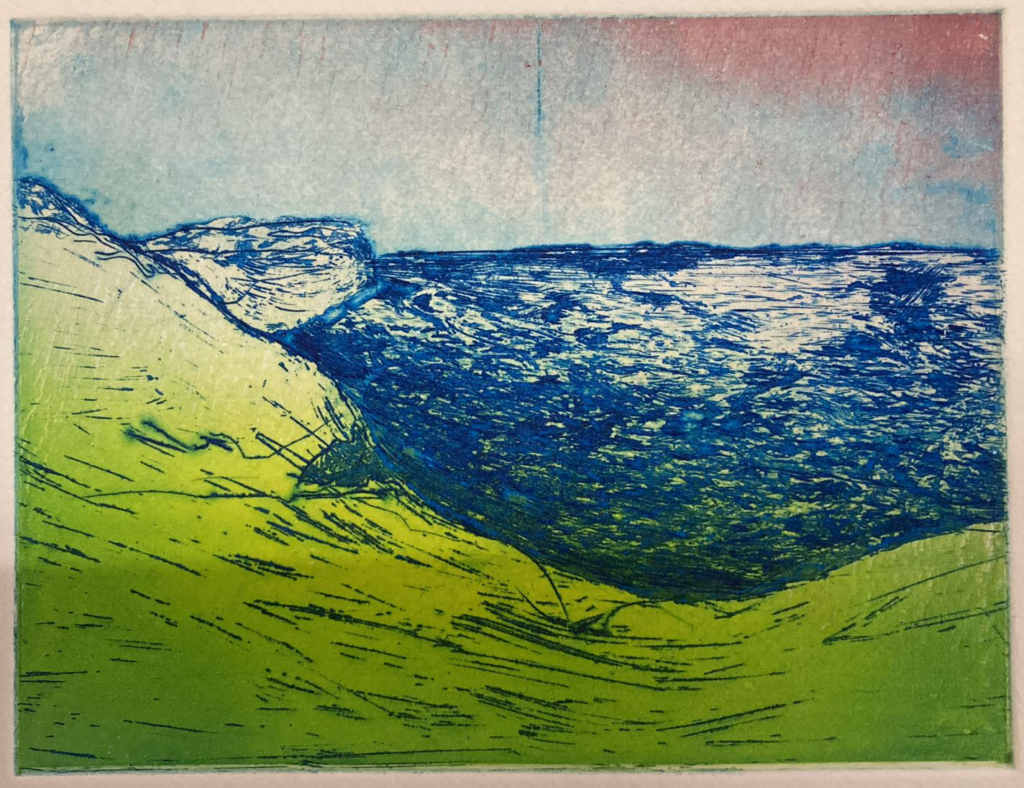 gravure de Jérôme Lebrun, Falaise (2026)