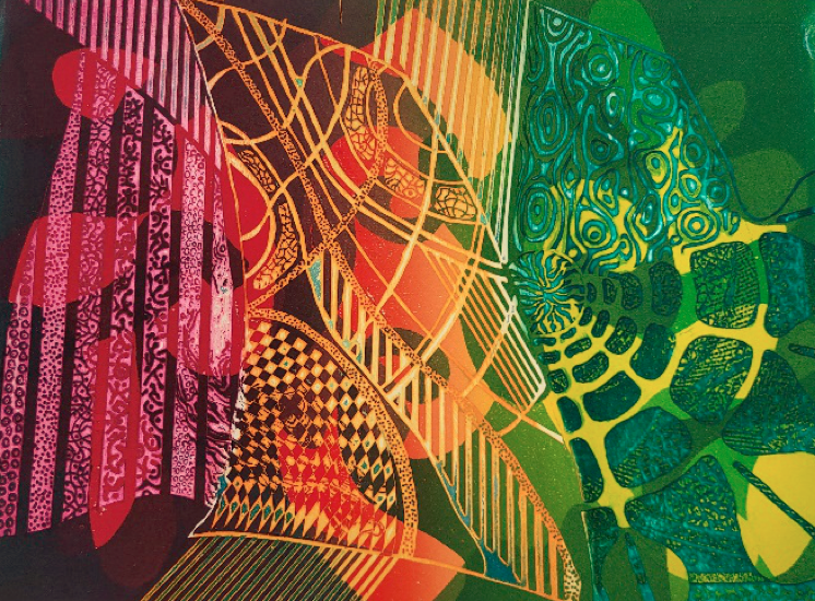 Les Parques, gravure de Gilles Laloum