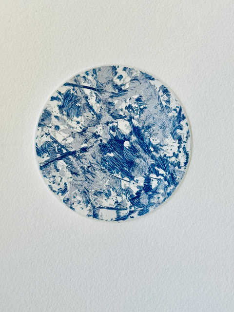 gravure de Rong Guo, Sillage VI (2025)